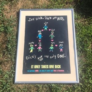 AIDS awareness picture frame